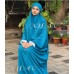 Muslim Prayer Dress Blue