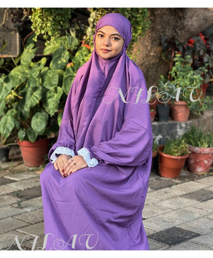 Muslim Prayer Dress Violet