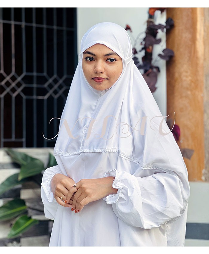 Muslim Prayer Dress White