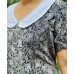 Maternity cum feeding collar neck floral frocks