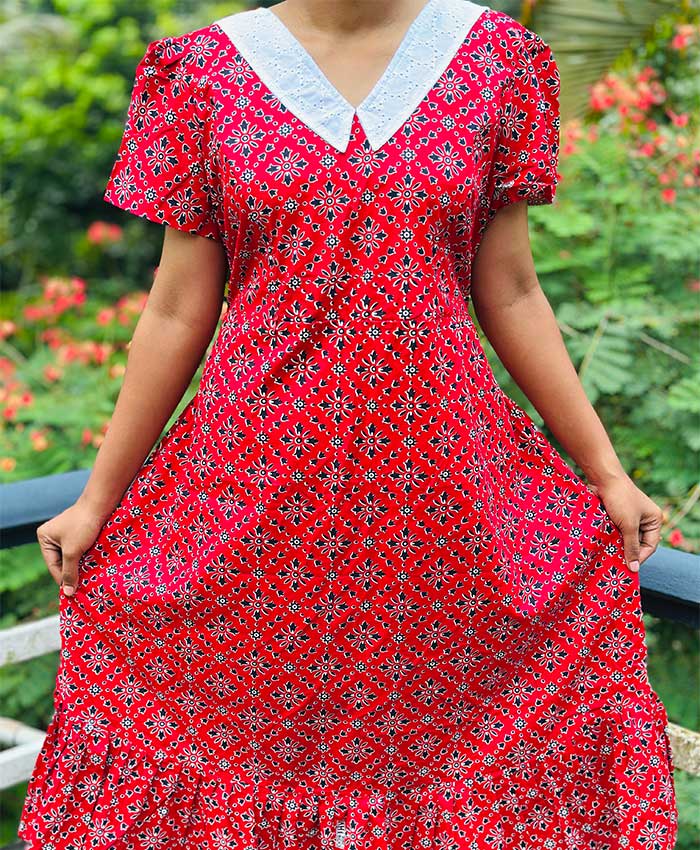 FLORAL FEEDING FROCK